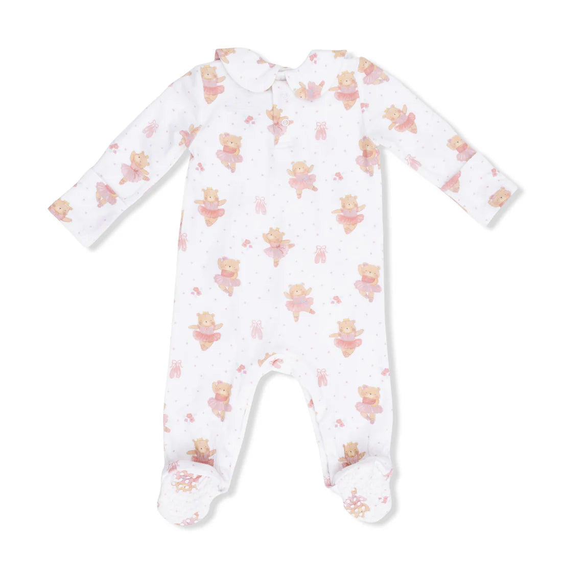 Teddy Bear Ballerina Peter Pan Snap Footie