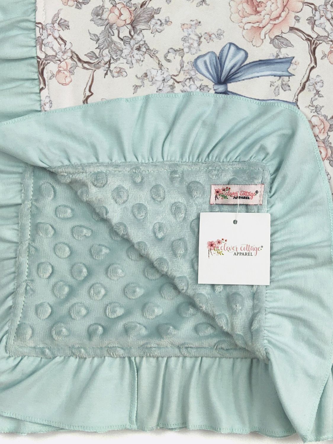Vintage Coquette Baby Blanket