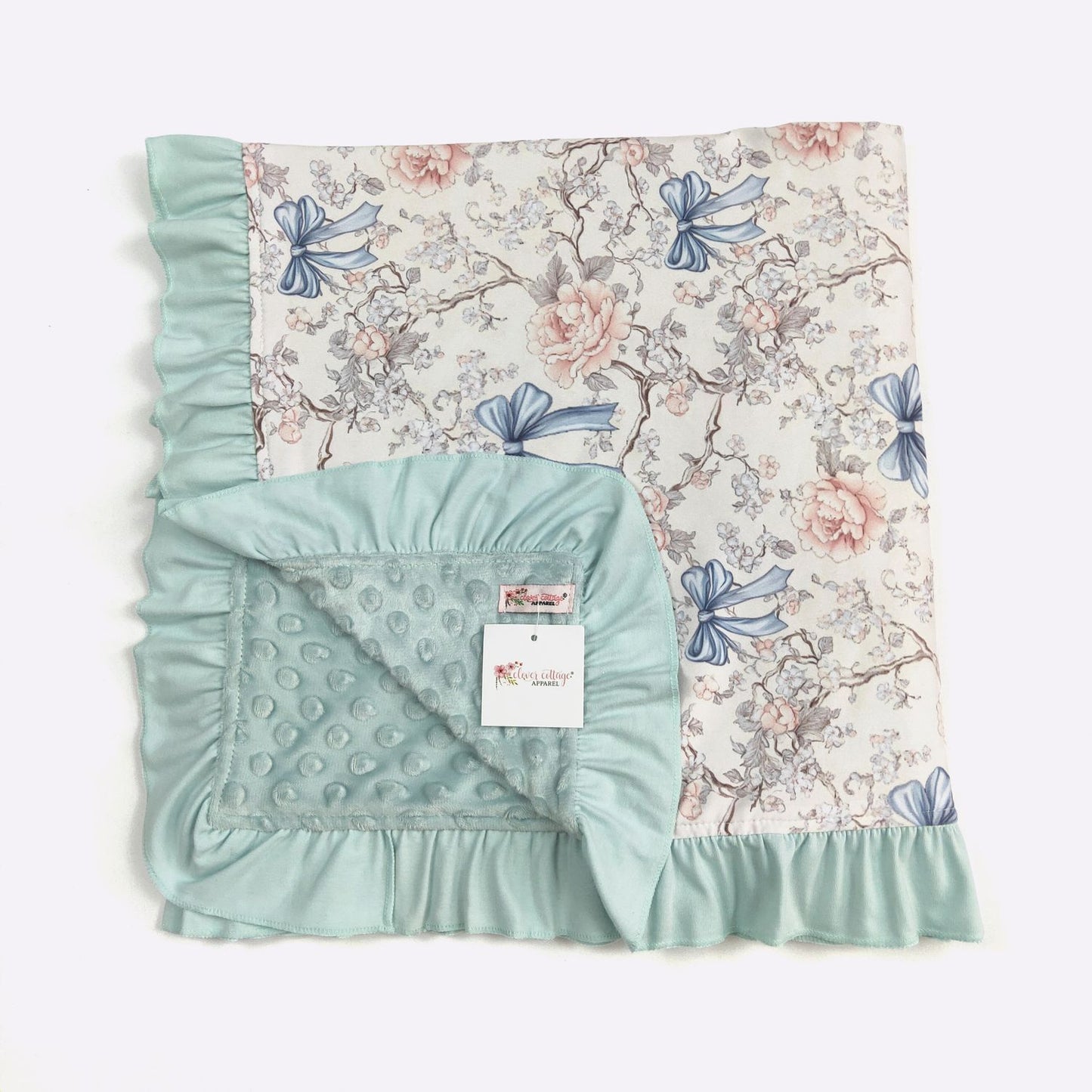 Vintage Coquette Baby Blanket