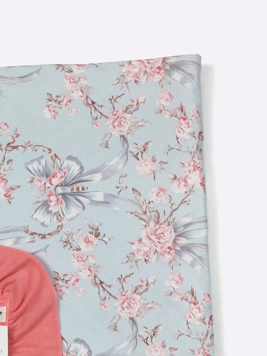 Blue Rose Baby Blanket