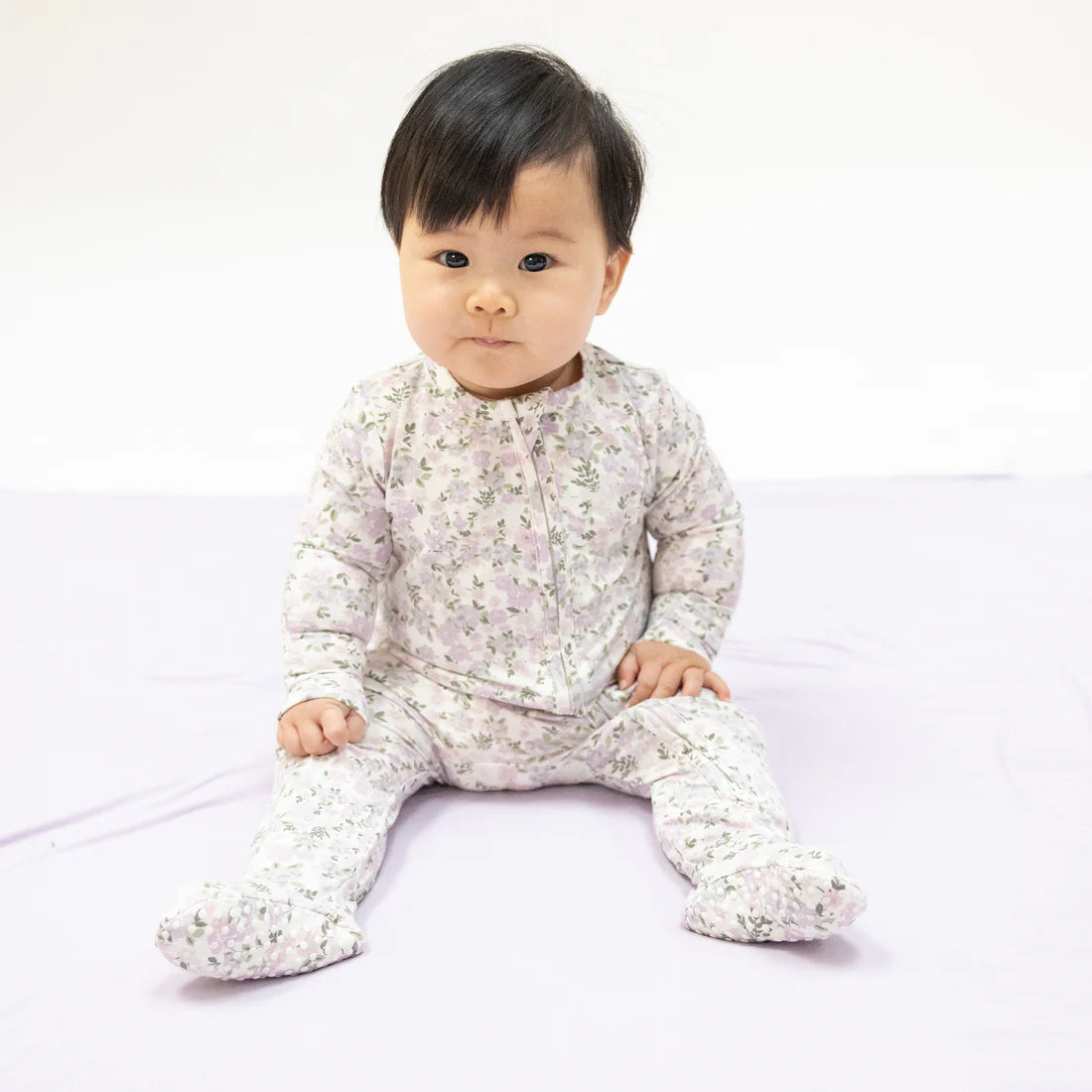 Shannon Floral 2Way Zipper Footie