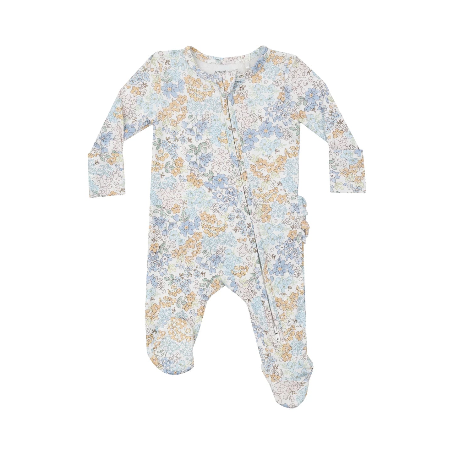 Edith's Floral 2way Zipper Footie