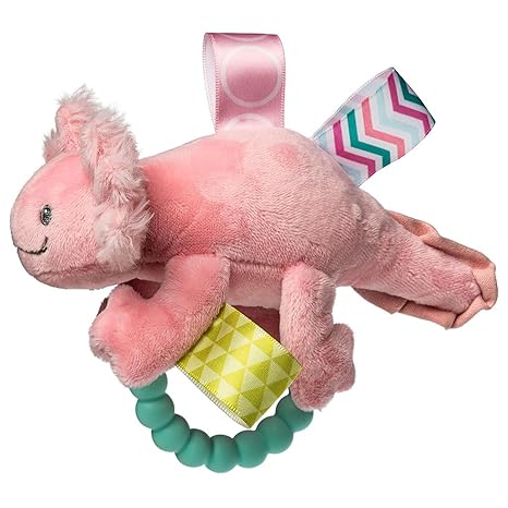 Lizzy Axolotl Teether Rattle