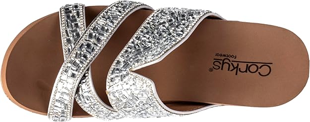 Silver Sparkle Wedges