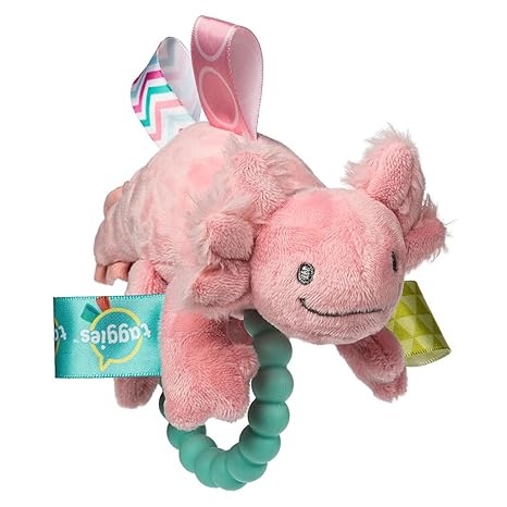 Lizzy Axolotl Teether Rattle