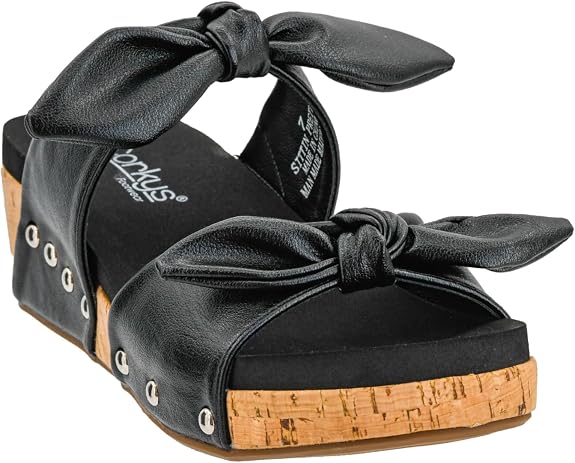 Sittin Pretty Black Sandal