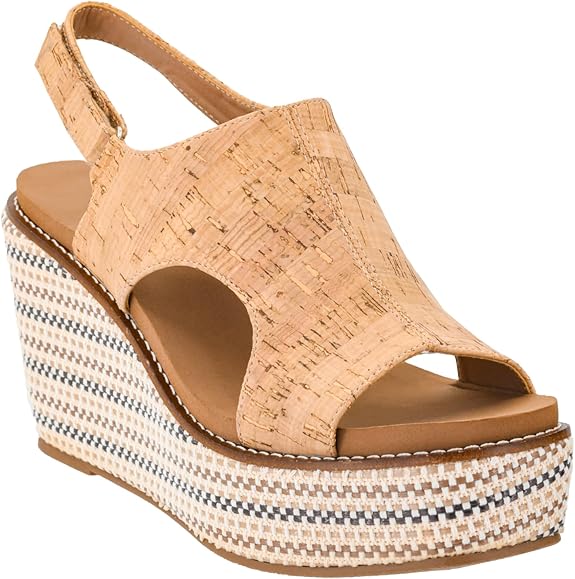 Freddie Cork Wedge Sandal