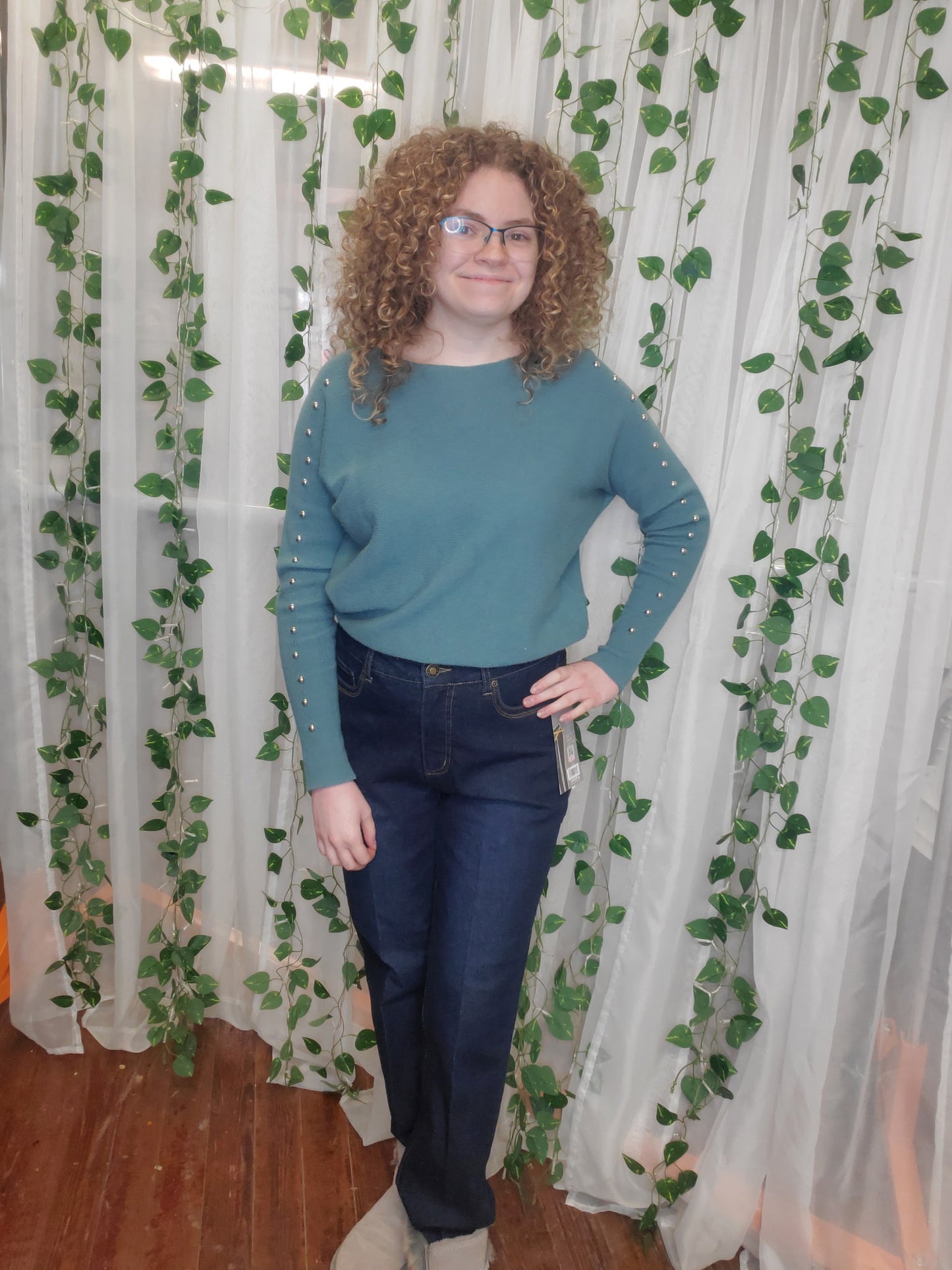 Dark Indigo Straight Leg Ankle Jean Plus Size