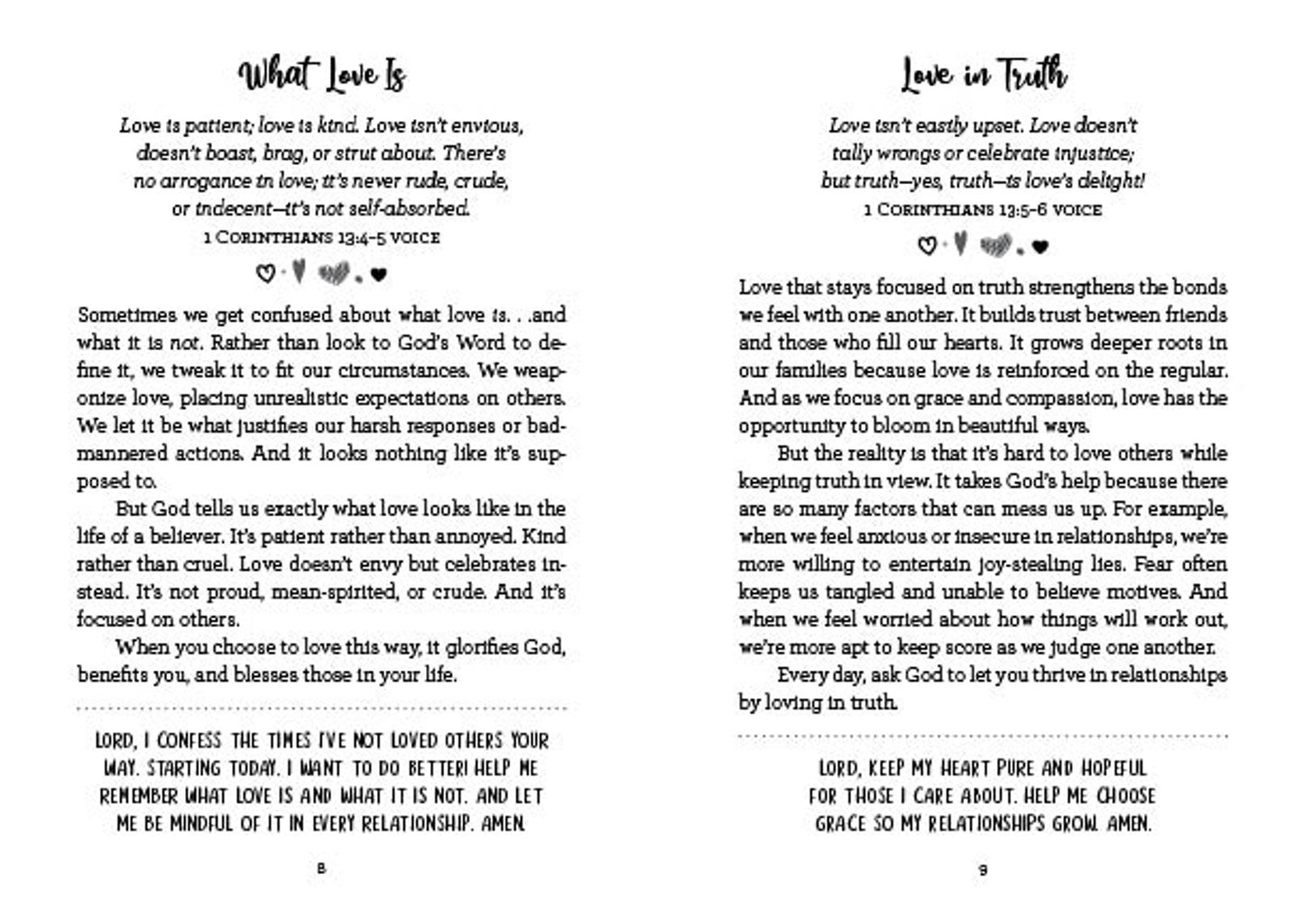 Choose Love 3 Minute Devotional For Teen Girls