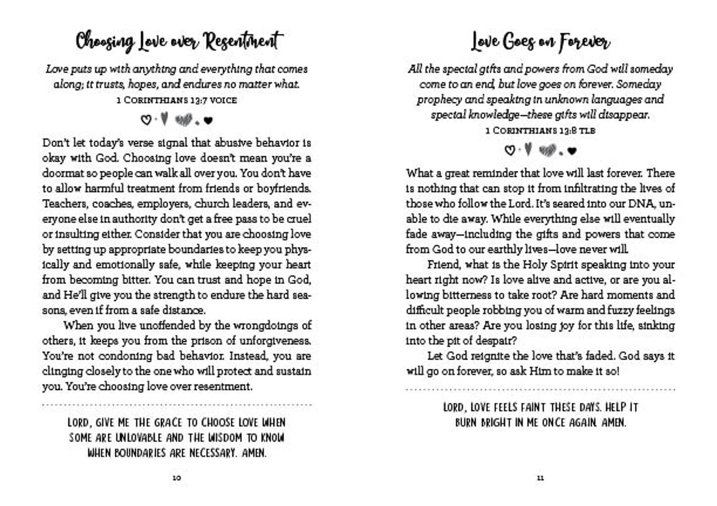 Choose Love 3 Minute Devotional For Teen Girls