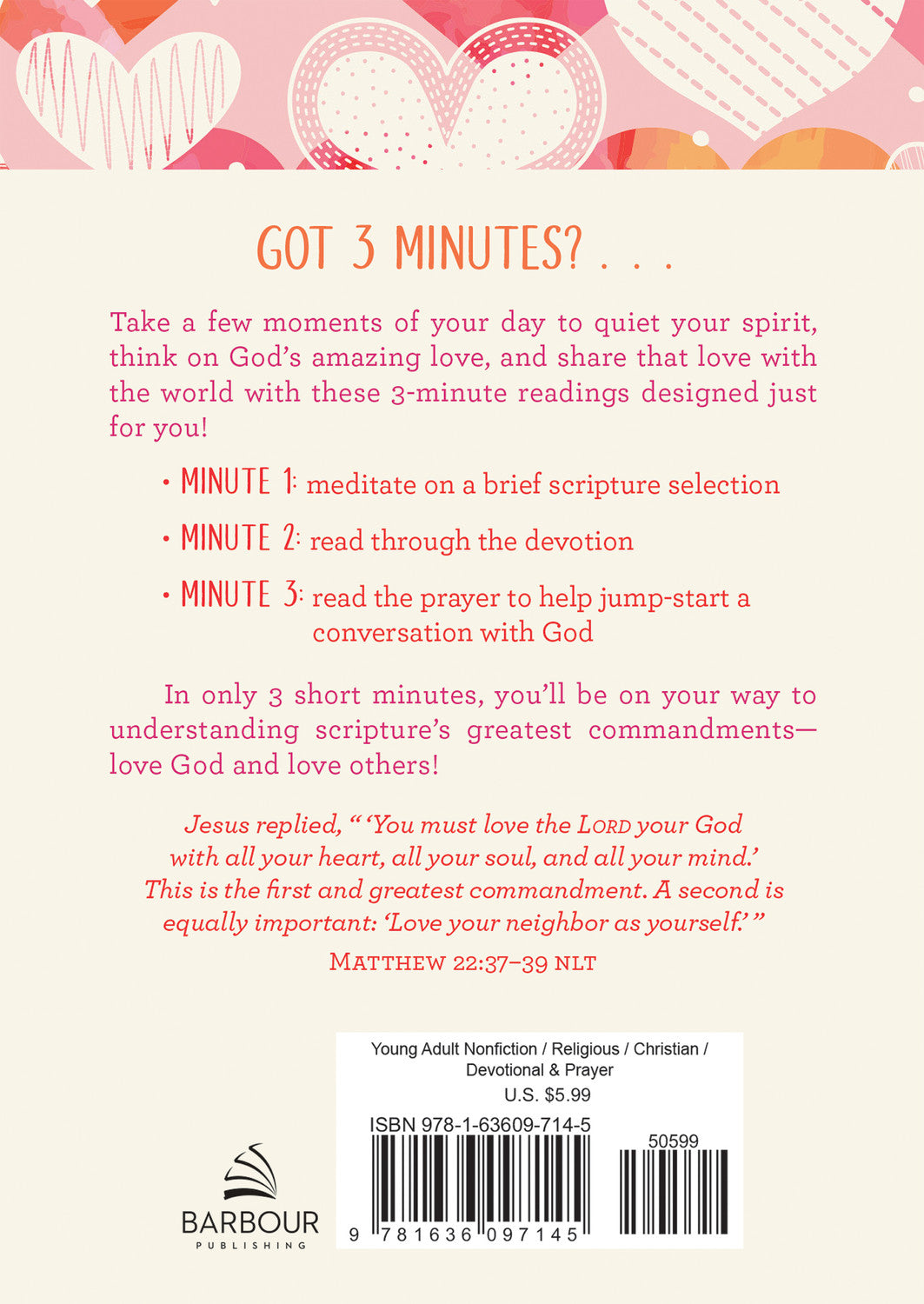 Choose Love 3 Minute Devotional For Teen Girls