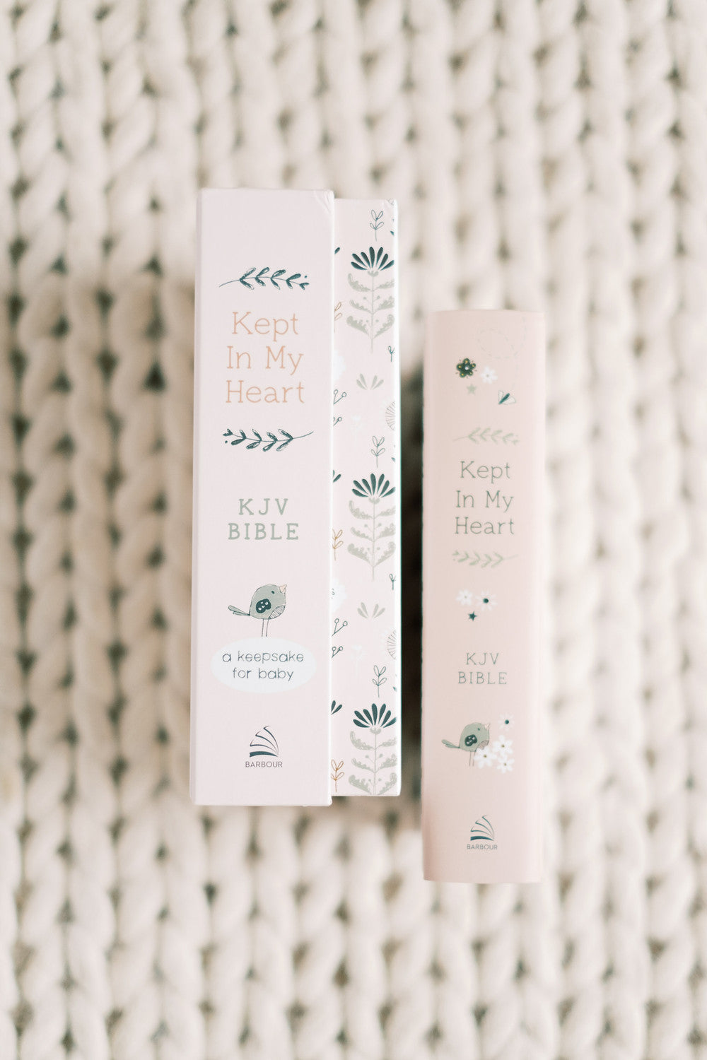 Kept In My Heart KJV Bible Coral