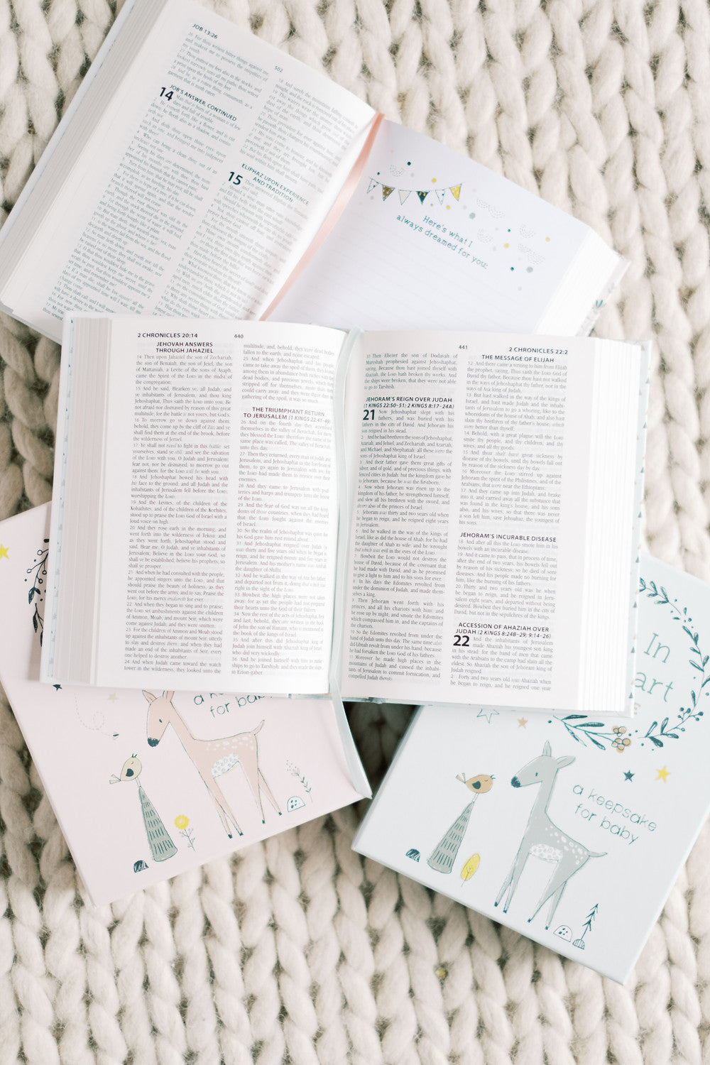Kept In My Heart KJV Bible Coral