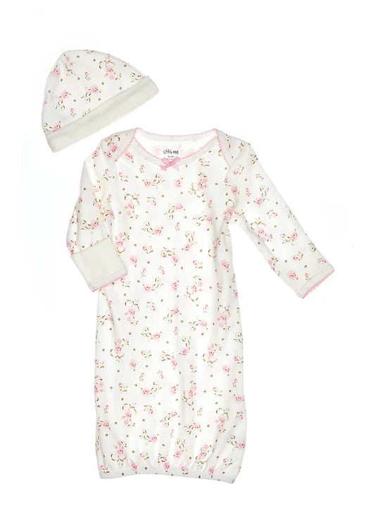 Vintage Rose Gown Ivory