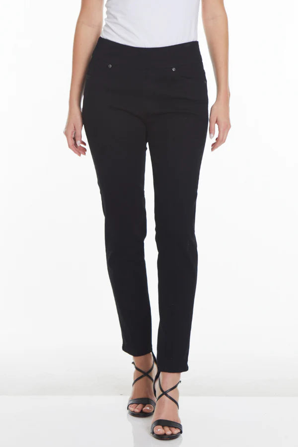 Black Denim Ankle Pants w/Real Pockets