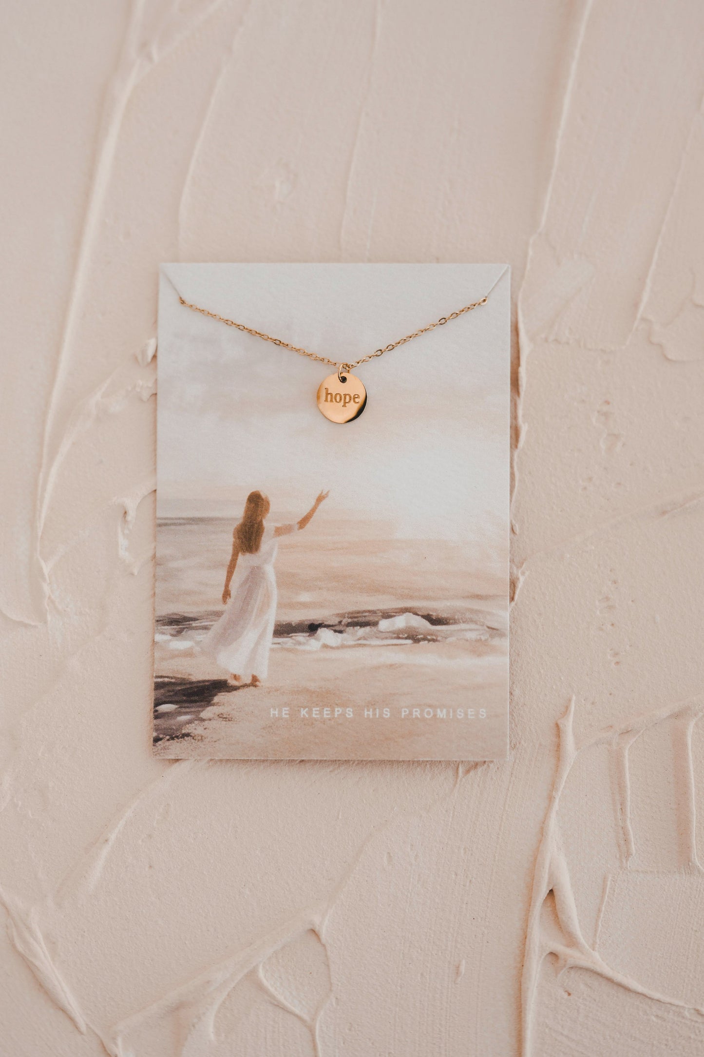 Hope Disc Necklace