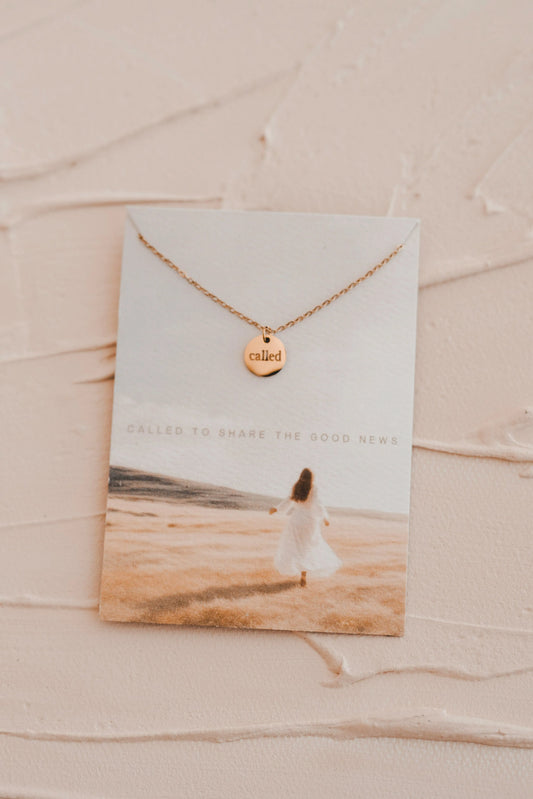 Called Disc Necklace