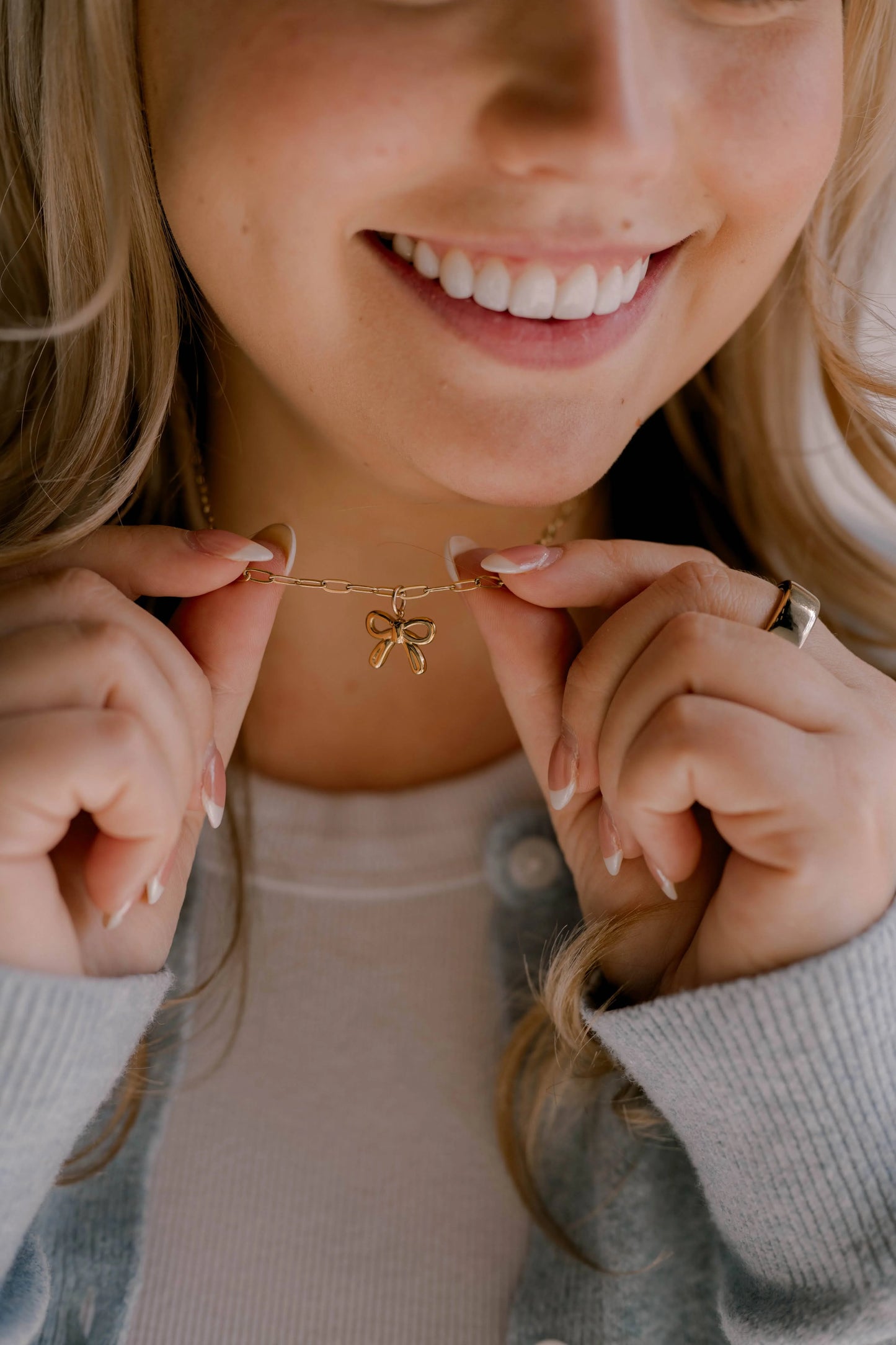 He Holds All Together Charm Necklace
