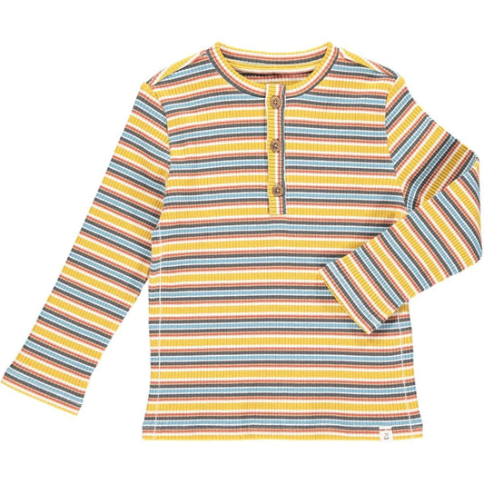 Erwin L/S Striped Knit Top