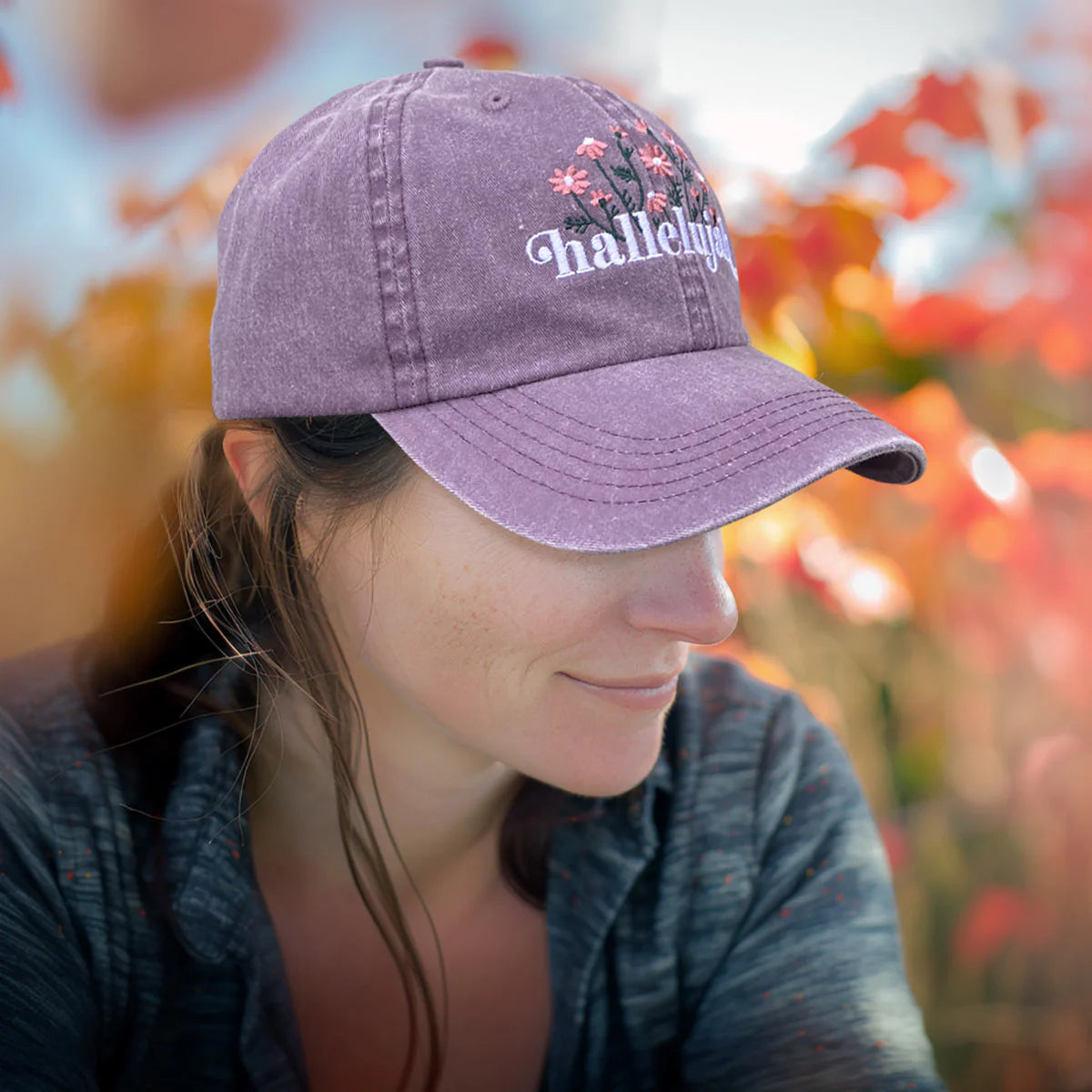 Hallelujah Floral Cap