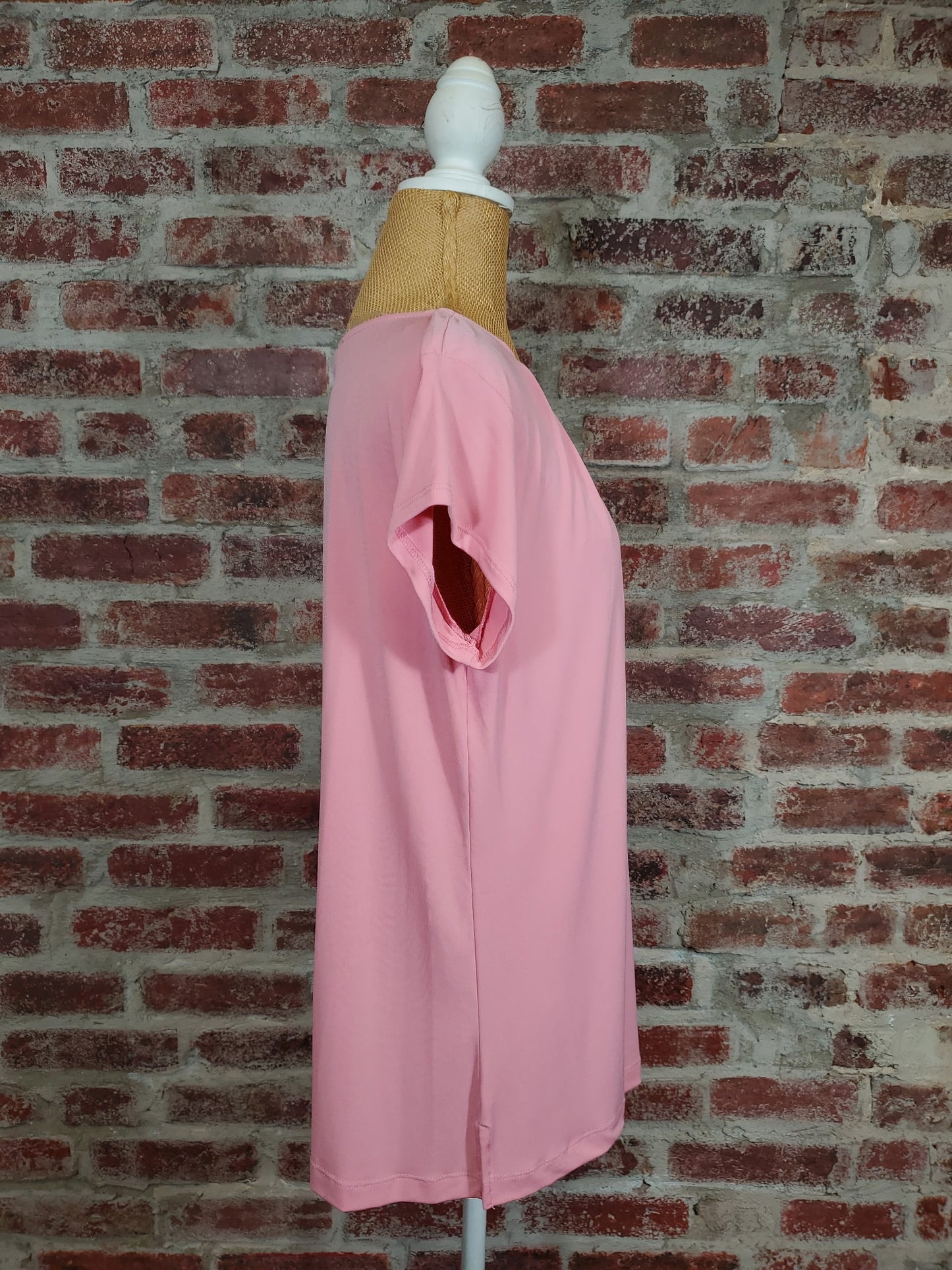 Pink Blush Cap Slv Top