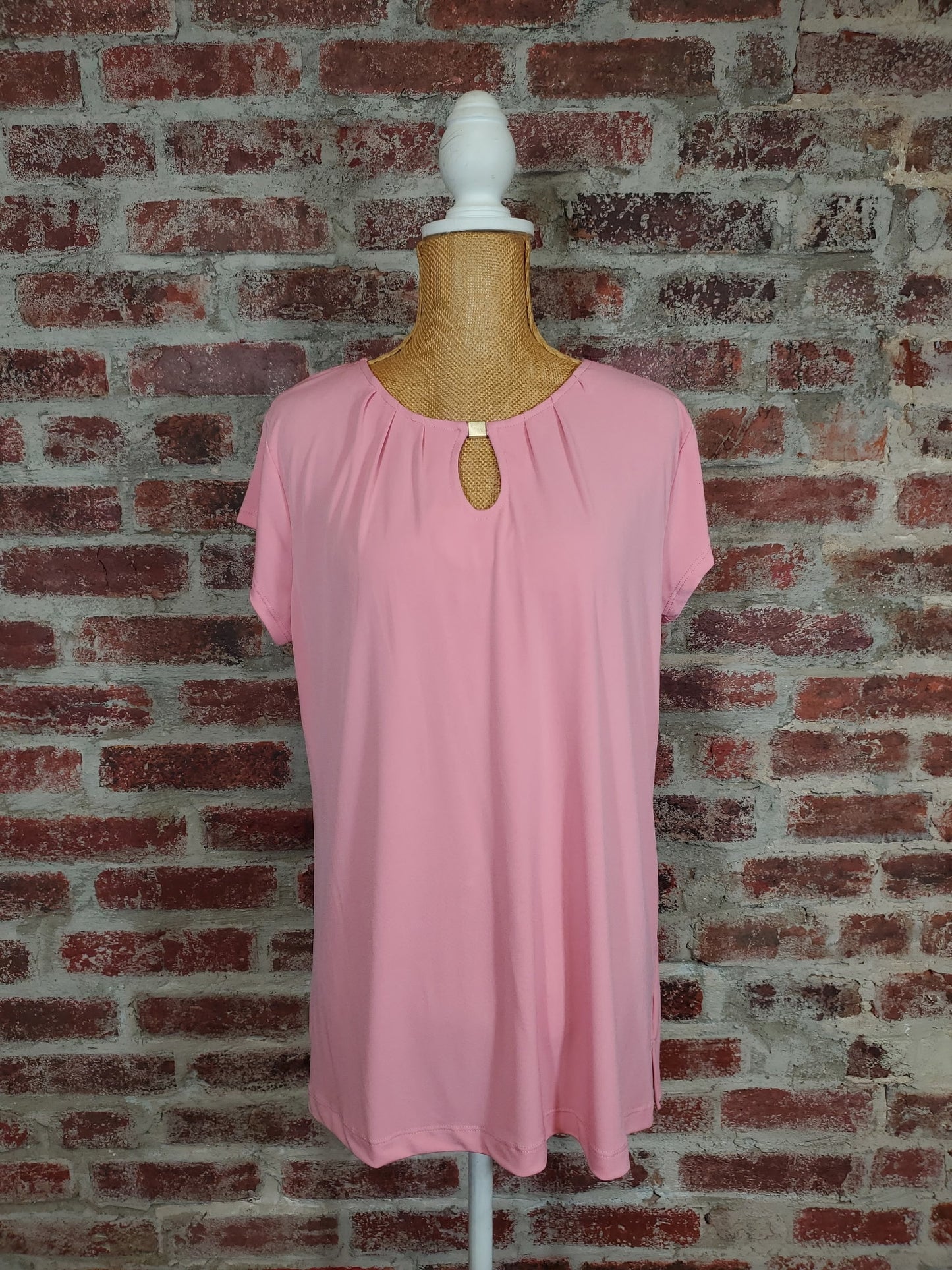 Pink Blush Cap Slv Top