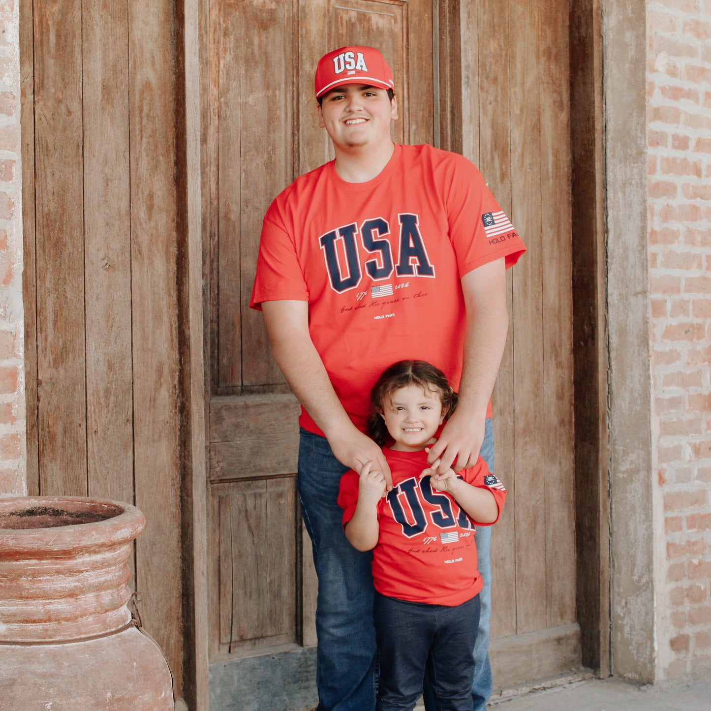 USA Strong Red T-Shirt