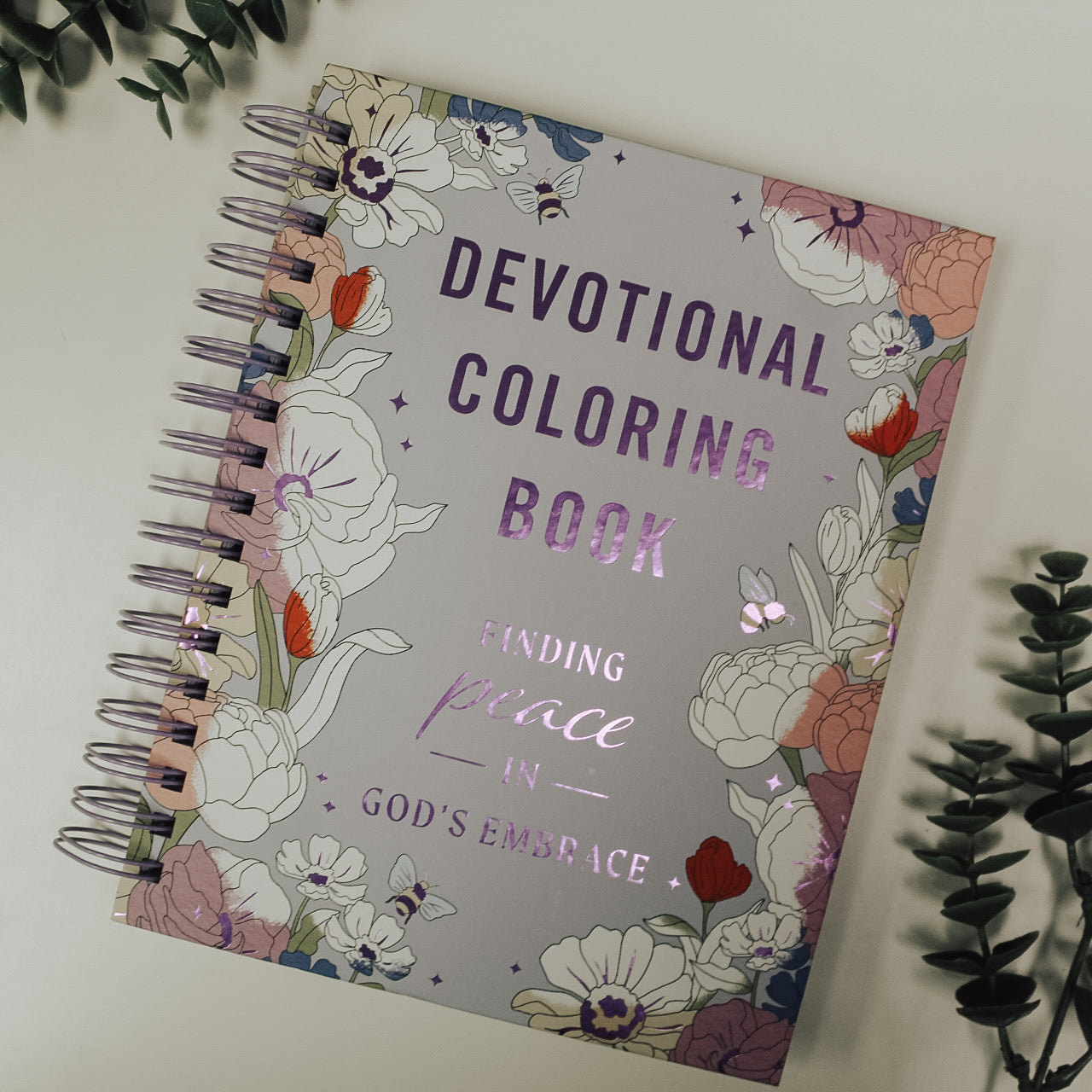 Finding Peace in God's Embrace: Devotional Coloring Book