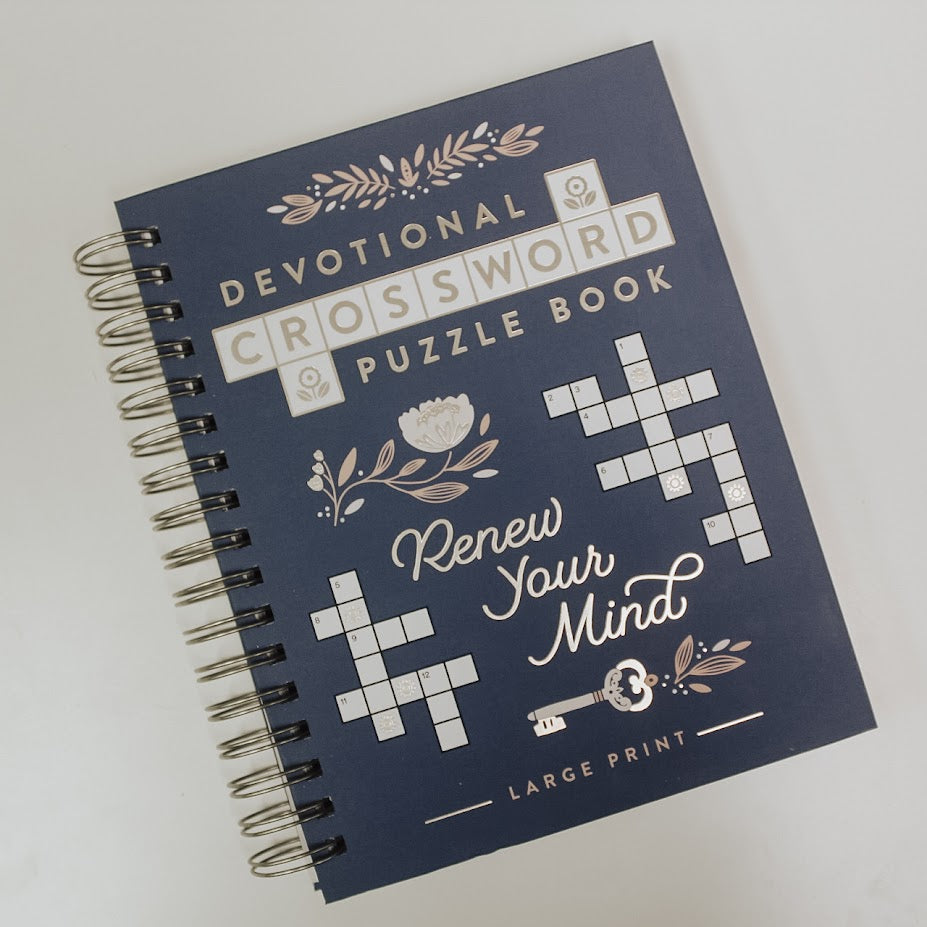 Devotional Crossword Puzzle Book - Renew Your Mind