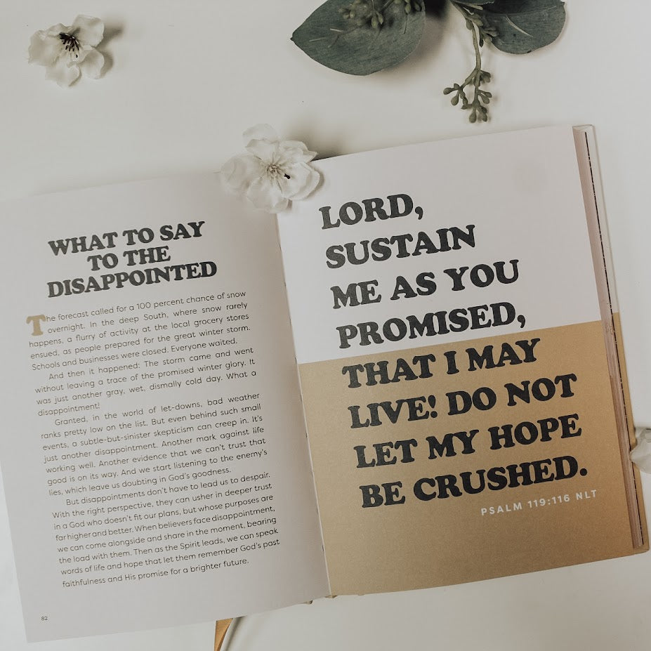 What To Say When You Don’t Know What to Say: Encouragement from God’s Heart