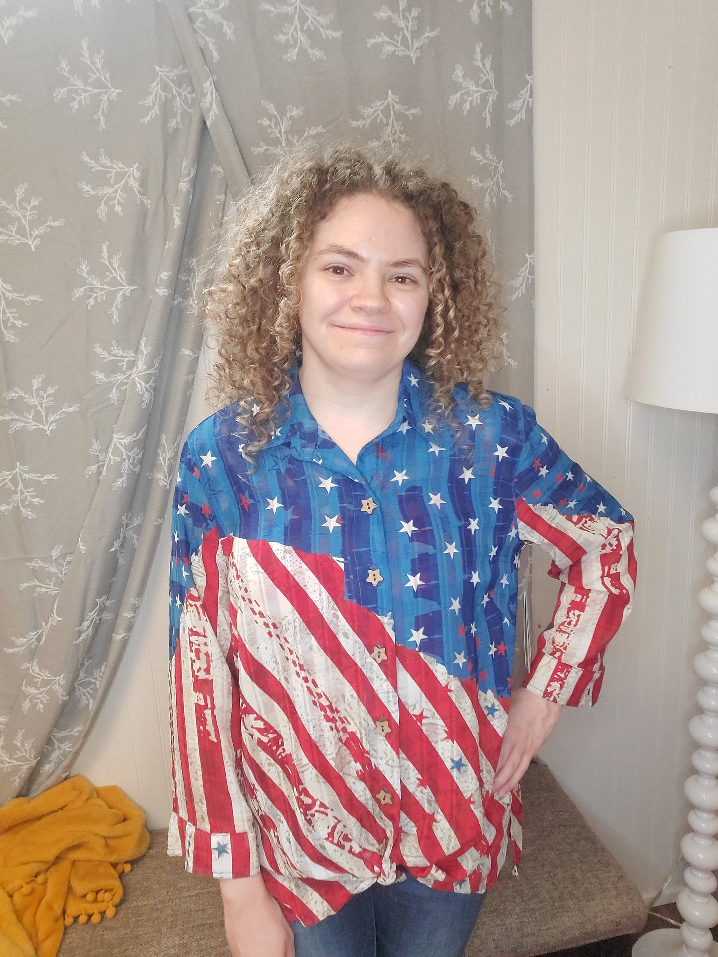 Stars & Stripes Patriotic Top