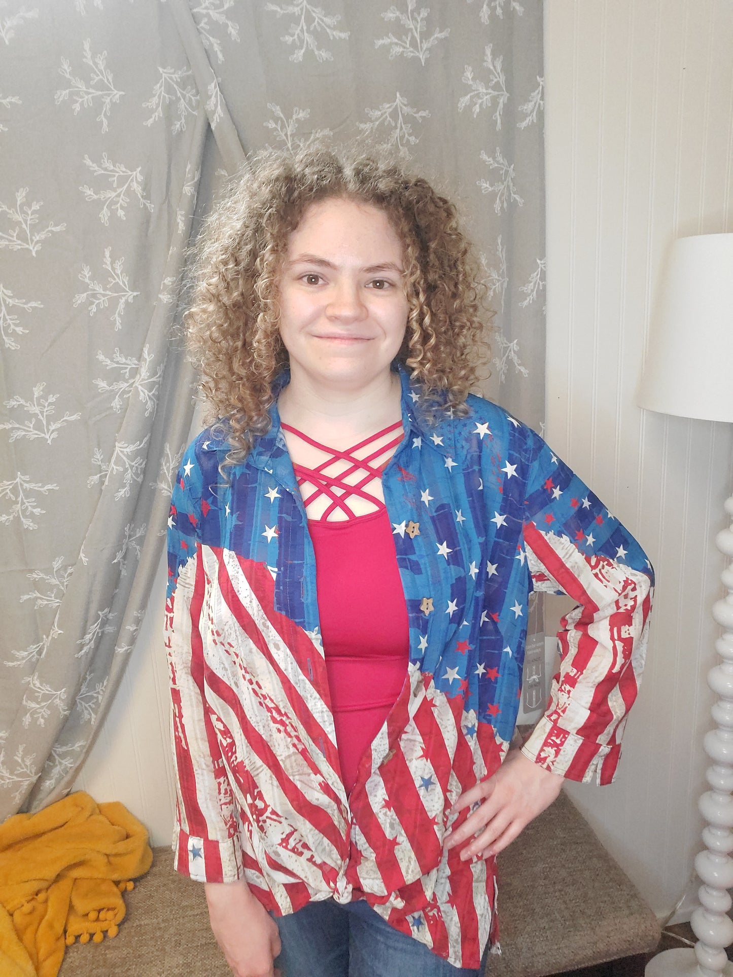 Stars & Stripes Patriotic Top