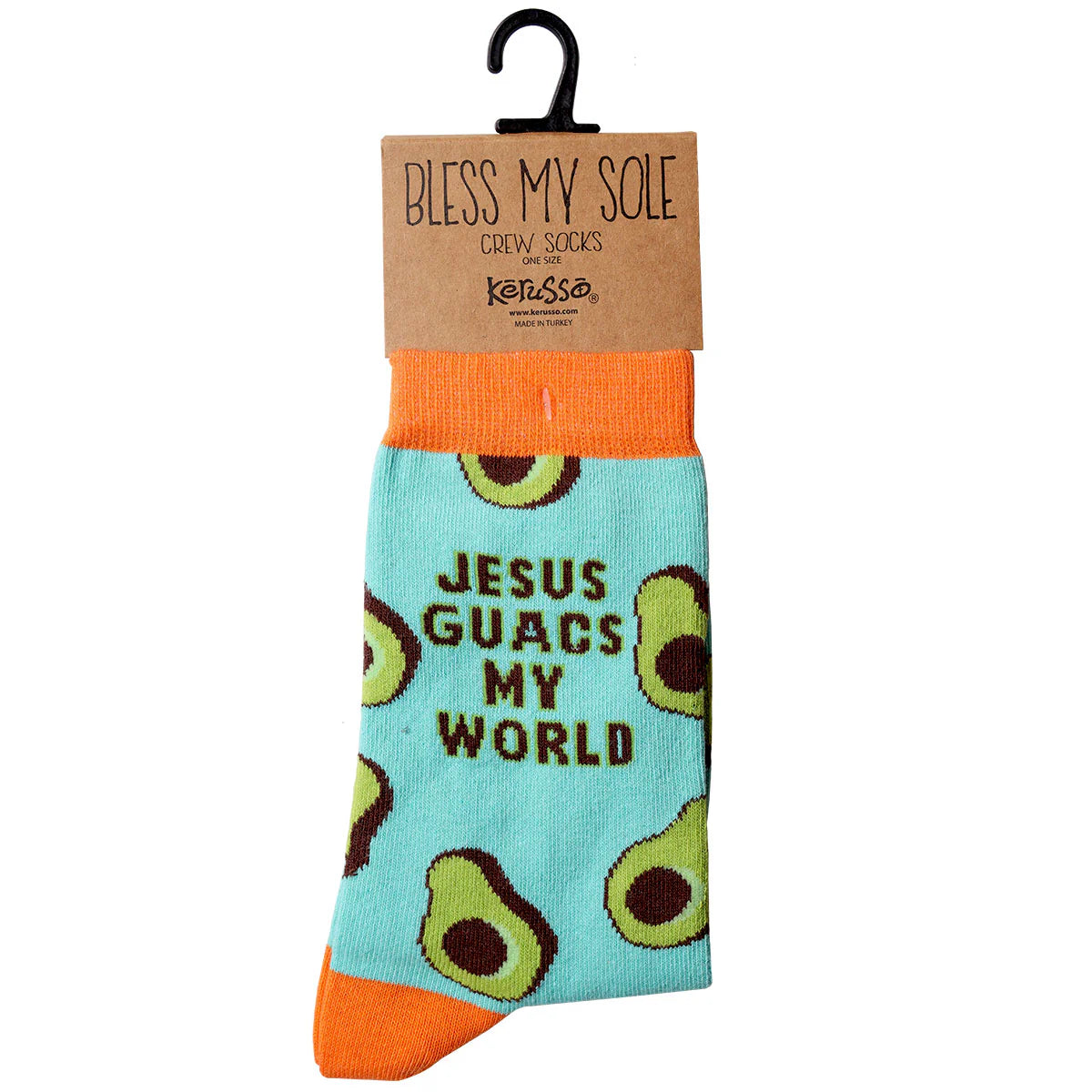 Jesus Guacs My World Sole Socks