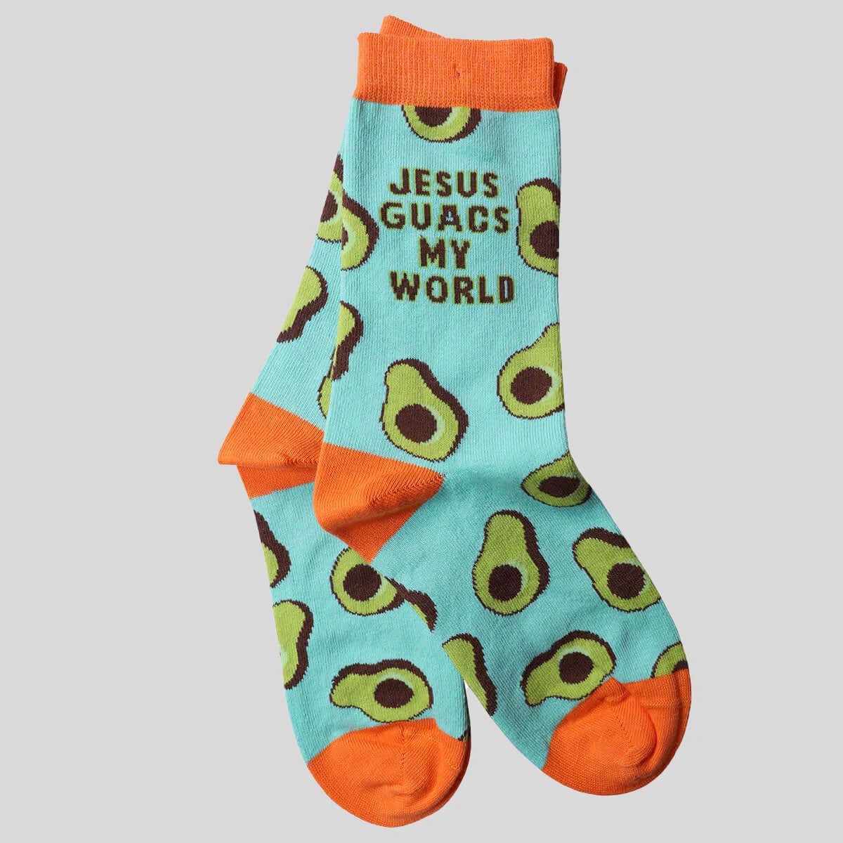 Jesus Guacs My World Sole Socks