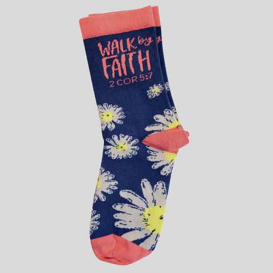 Walk By Faith Sole Socks