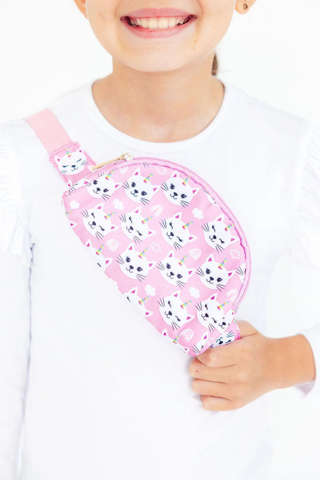 Pink Unicorn Kitty Belt Bag