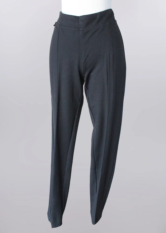 Black Leggings with Front Seam