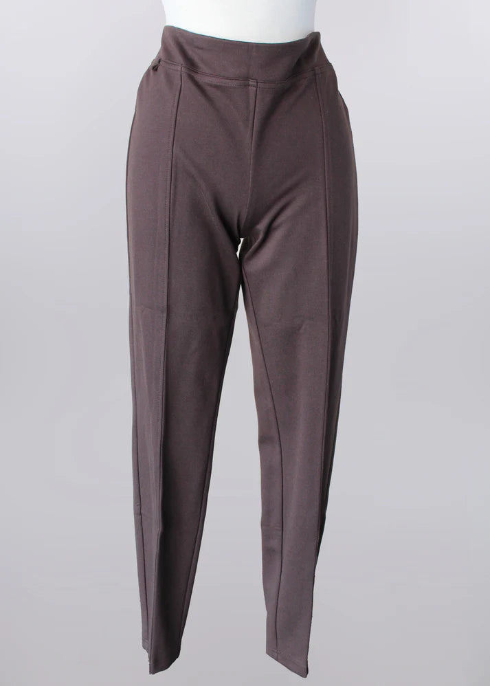 Chocolate Leggings with Front Seam