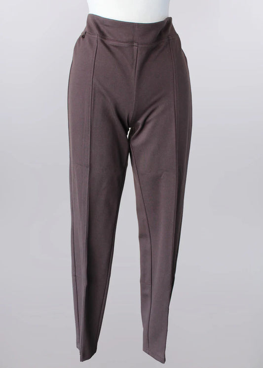 Chocolate Leggings with Front Seam