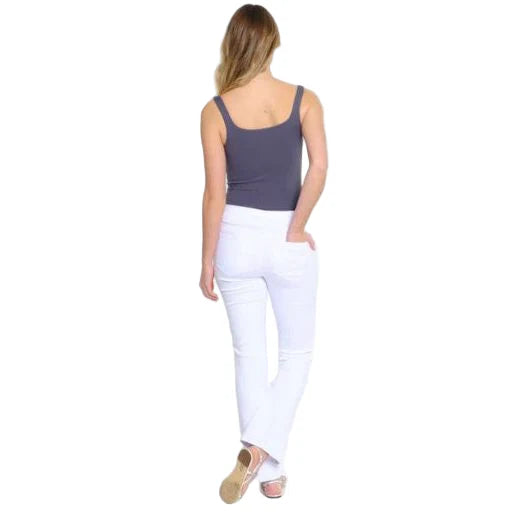 White Denim Ankle Pants w/Real Pockets