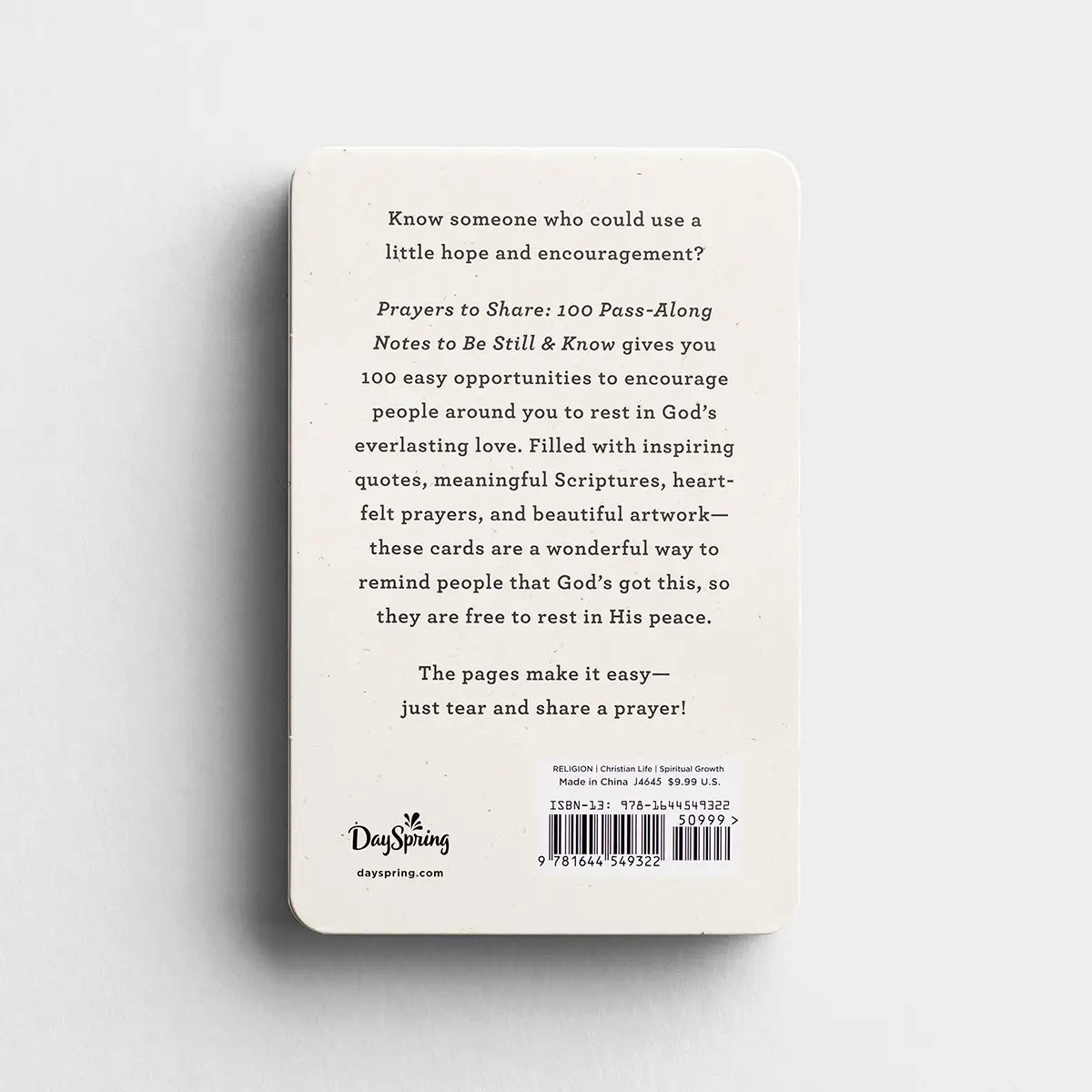 Cleere Cherry Reaves - Prayers to Share: 100 Pass-Along Notes to Be Still & Know