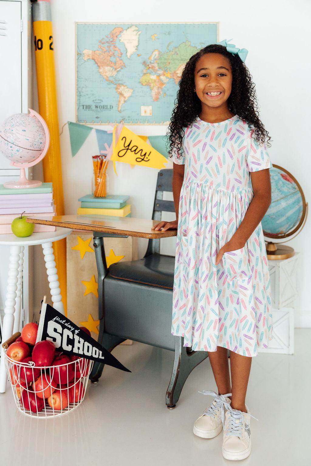 Crayon Twirl Dress