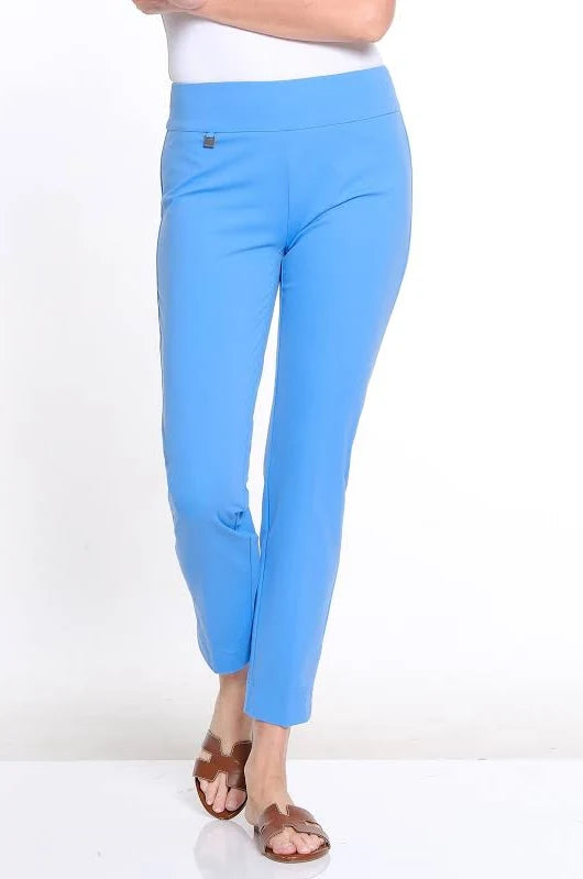 French Blue Pull On Ankle Pant