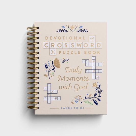 Daily Moments With God Devotional Crossword Book