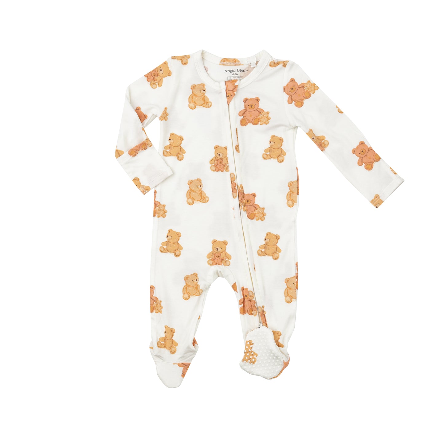 Teddy Bear 2way Zipper Footie